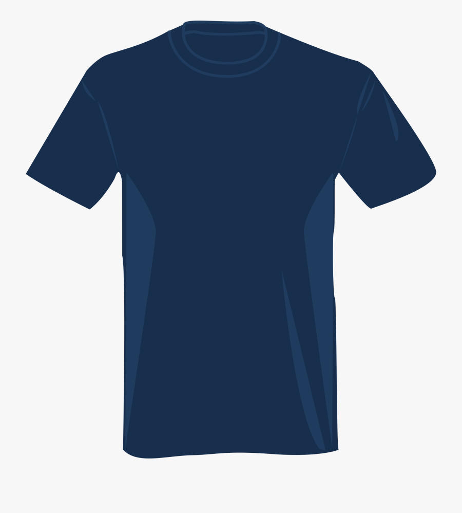 T-shirt Shirt Clip Art Software Free Clipart Images - T Shirt Mockup Blue, Transparent Clipart