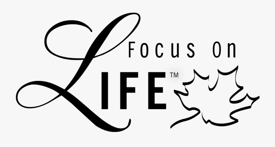 Focus On Life Logo Bw 2017 Revision-01 - Love Is Cinema, Transparent Clipart