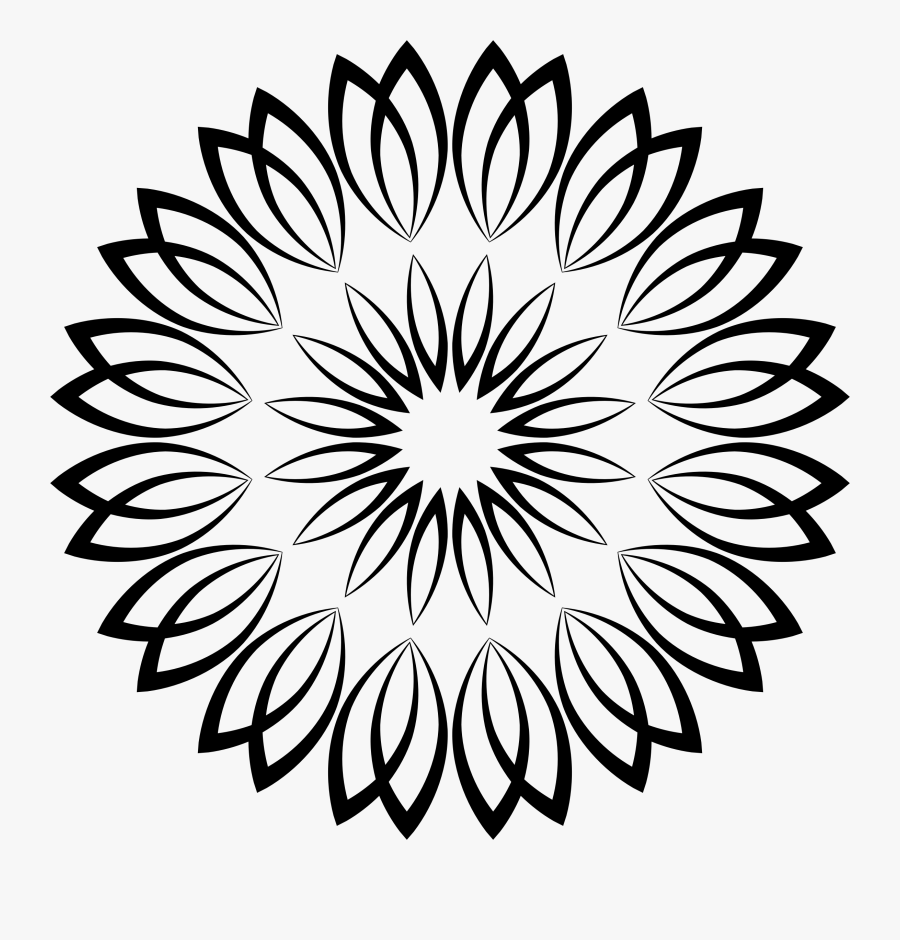 Flower Big Image Png - Flowers Image Line Art, Transparent Clipart
