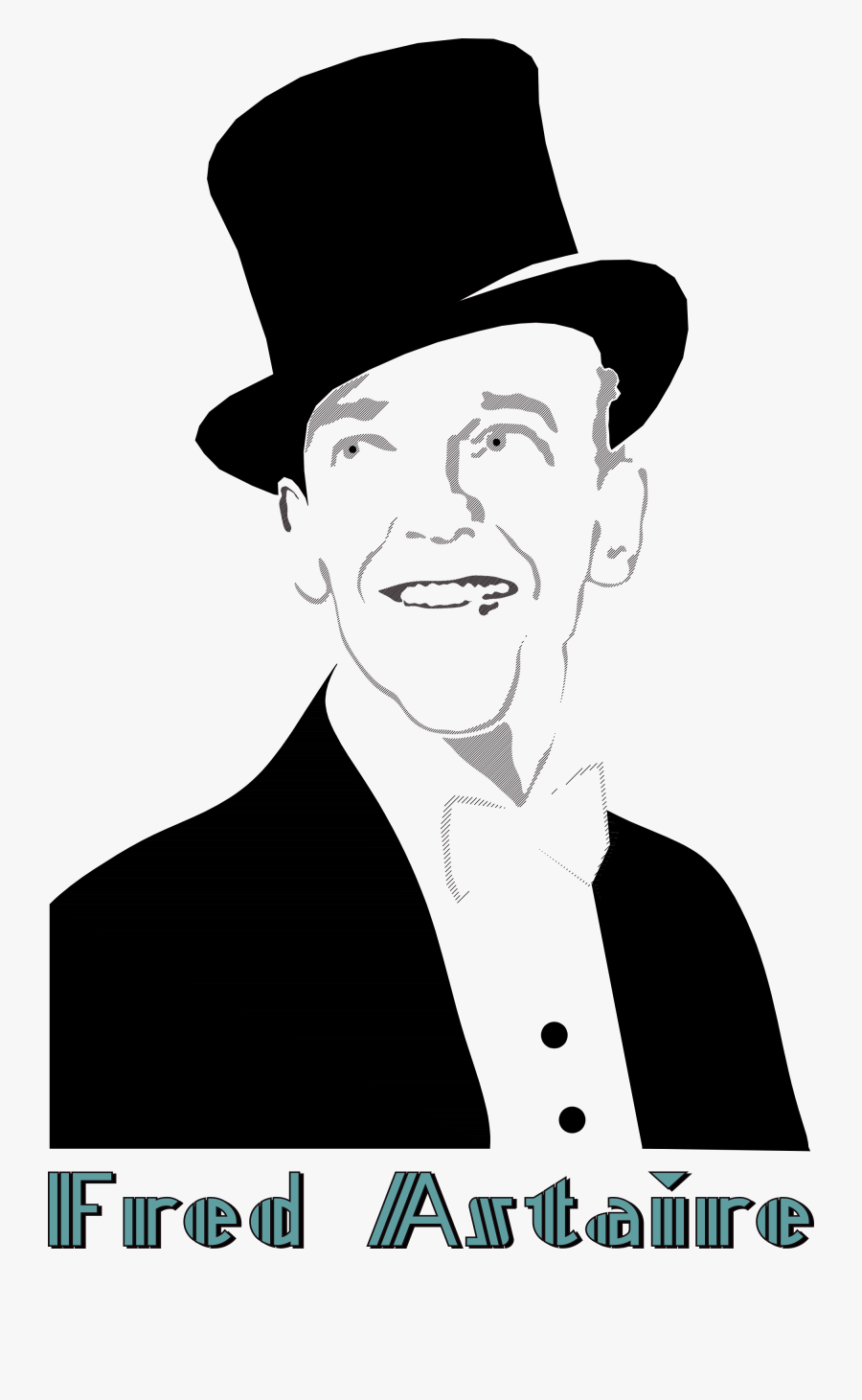 Free Stylish Man In Top Hat Clipart Clipart Image - Fred Astaire Clipart, Transparent Clipart