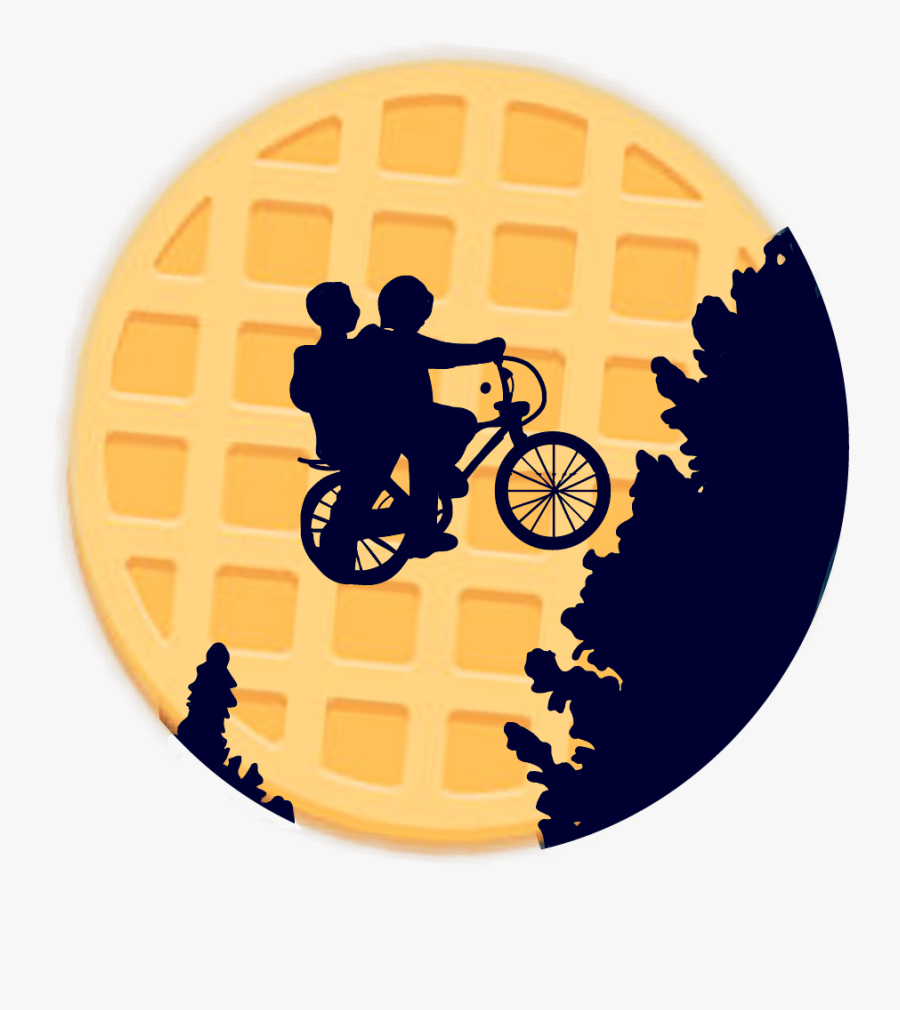 Transparent Bike Clip Art - Stranger Things Waffle Png, Transparent Clipart