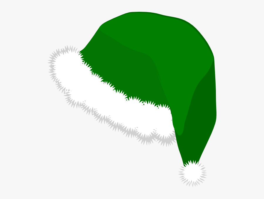 Elf Hat Clip Art - Green Christmas Hat Png, Transparent Clipart