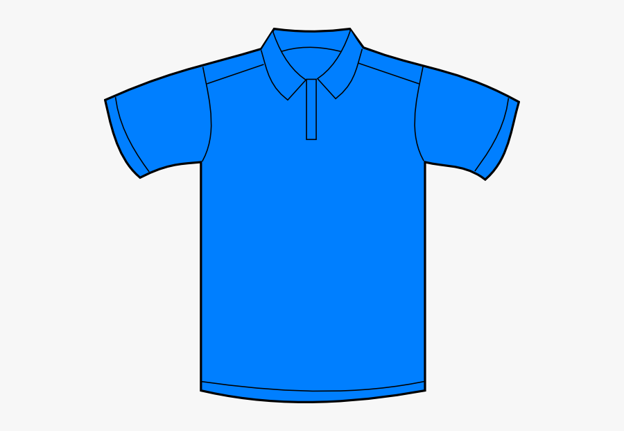 Polo Shirt Blue Front Clip Art - Blue Polo Shirt Clipart, Transparent Clipart