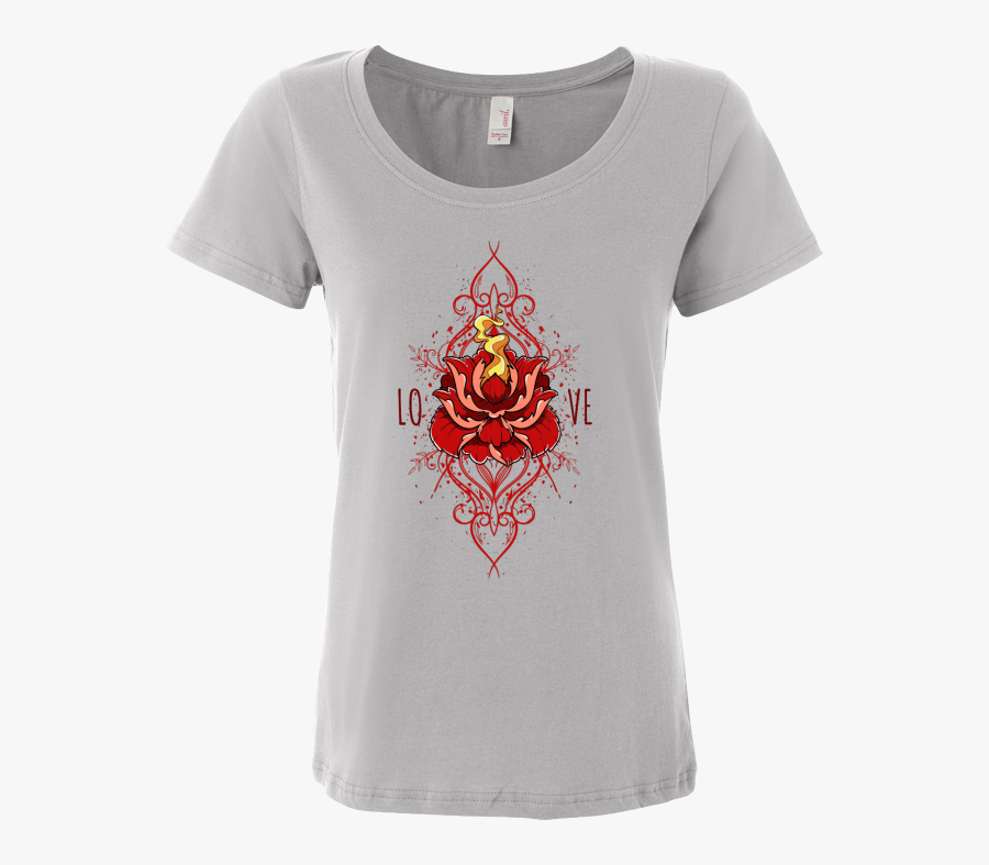 Rose Love T-shirt Clip Art - Shirt, Transparent Clipart