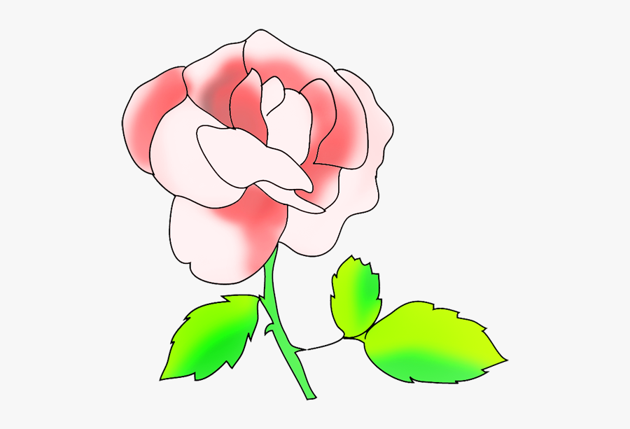 Floral Clip Art Pink Rose, Transparent Clipart
