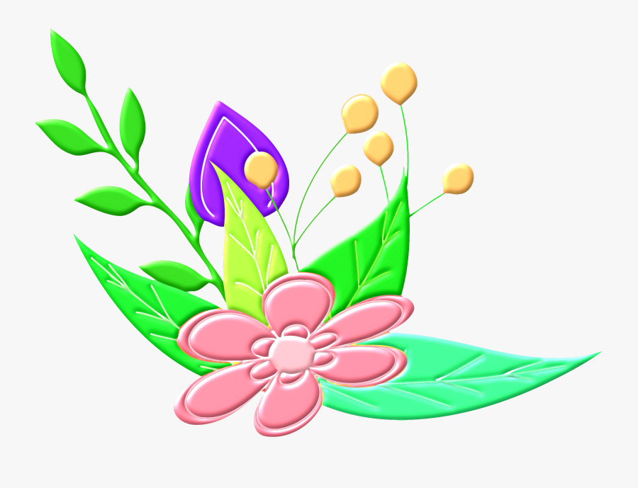 Floral Clipart Vector, Transparent Clipart