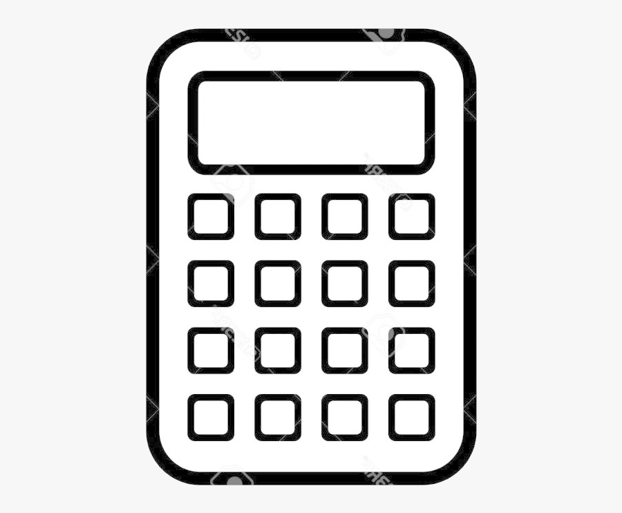 Calculator Clipart Clip Arts For Free On Transparent - Black And White Calculator, Transparent Clipart