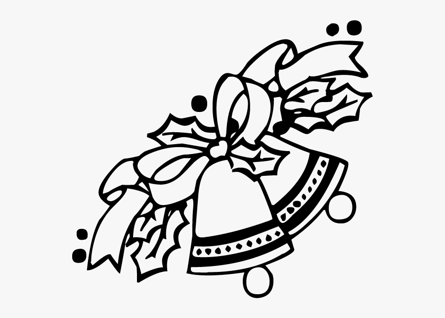 Latest Christmas Bells Clipart Black And White Image - Bells Clipart Black And White, Transparent Clipart