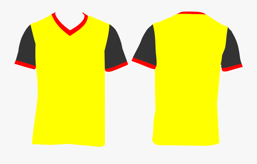 Download Sports Uniform,yellow,active Shirt - Mockup Camisa Gola V ...