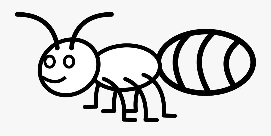 Picnic - Clip - Art - Black - And - White - Ant Clipart Black And White, Transparent Clipart