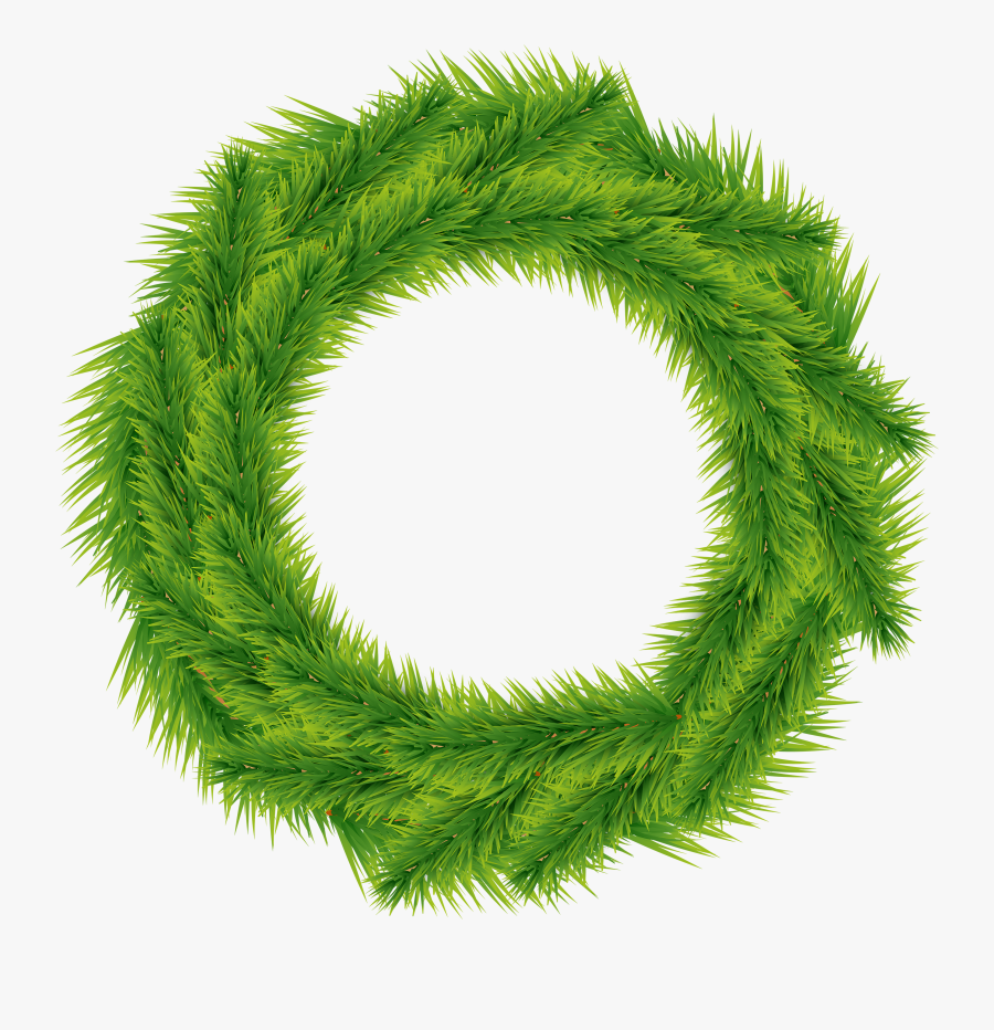 Clip Art Black And White Library Christmas Clip Art - Wreath, Transparent Clipart