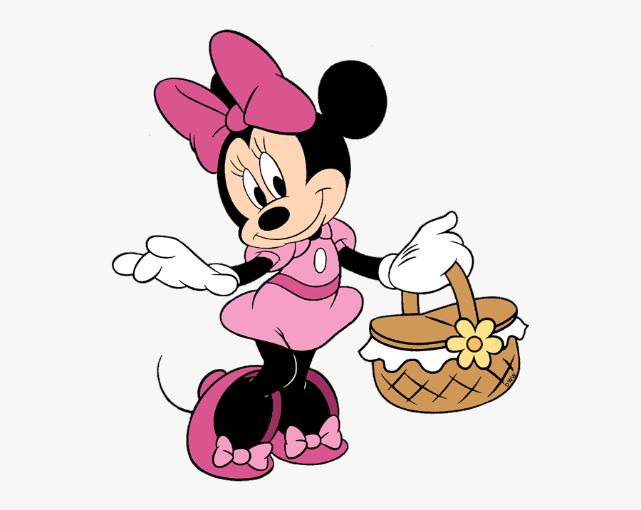 Picnic Clipart Minnie Mouse - Disney Minnie Mouse For Coloring, Transparent Clipart