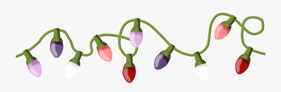 Christmas Lights Christmas Light Clip Art Black And - Christmas Clip Art Png, Transparent Clipart