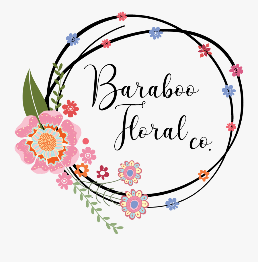 Baraboo Floral Co - Baraboo Floral Logo, Transparent Clipart
