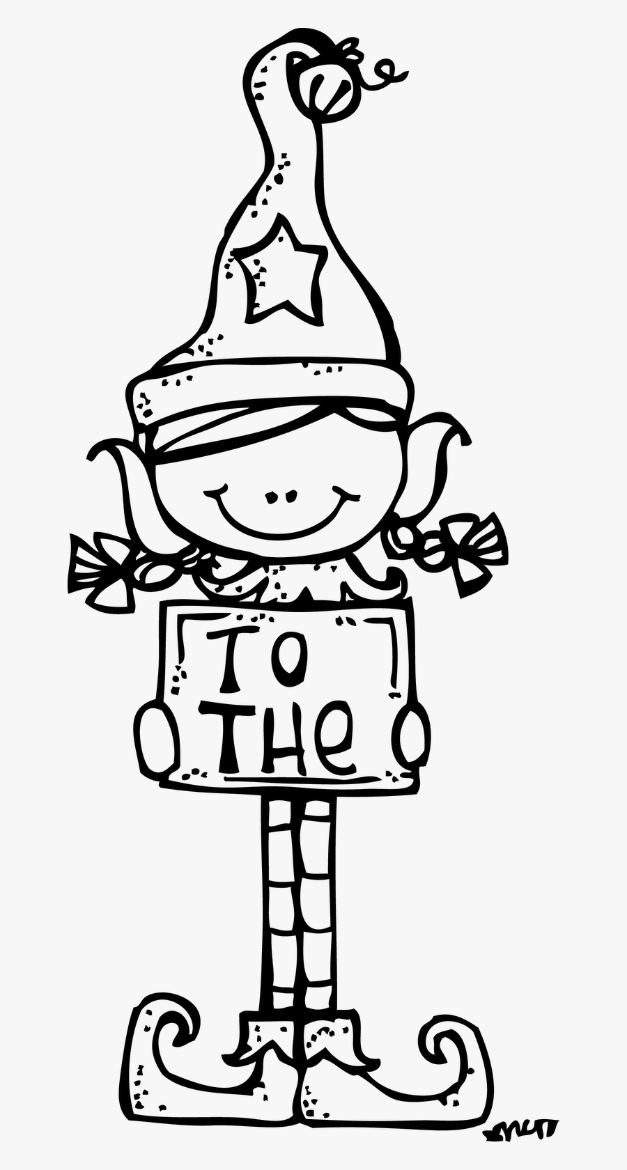 Transparent Melonheadz Christmas Clipart - Melonheadz Christmas Clipart Black And White, Transparent Clipart