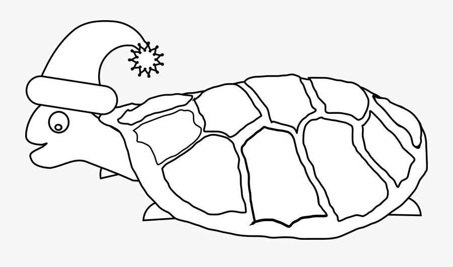 Transparent Santa Hat Clip Art - Christmas Clipart Black And White Funny, Transparent Clipart