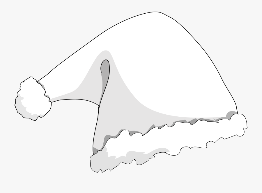 Similiar Black And White Elf Hat Keywords - Drawing, Transparent Clipart