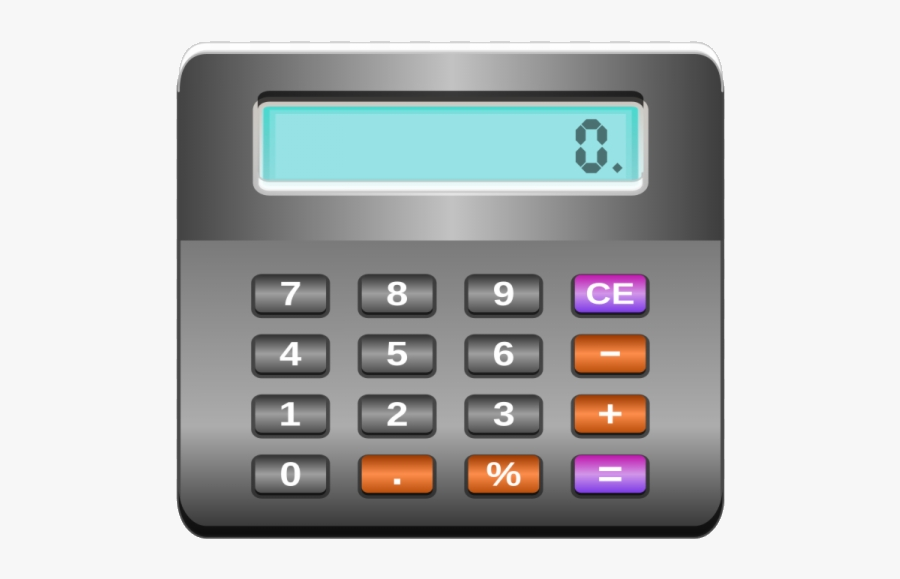 Calculator Px-calculator Clipart Plain Hd Transparent - آلة حاسبة Clipart, Transparent Clipart