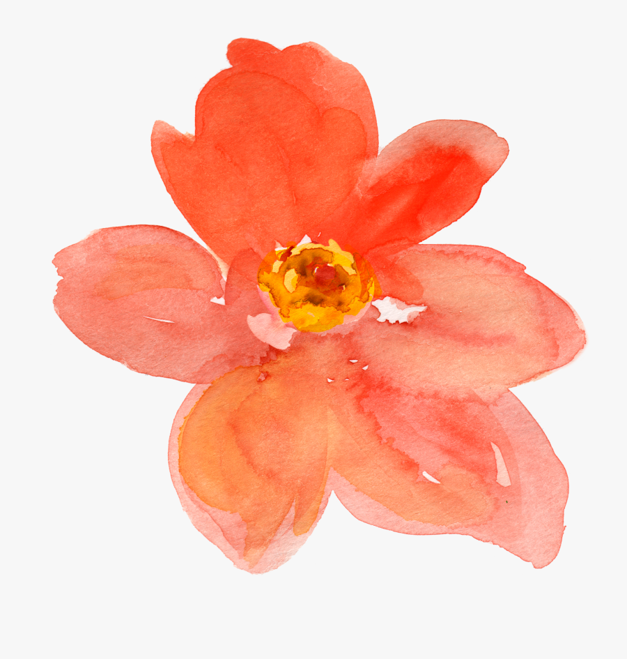 Free Fall Watercolor Floral Clip Art- So Pretty - Watercolor Flowers Clip Art Png, Transparent Clipart