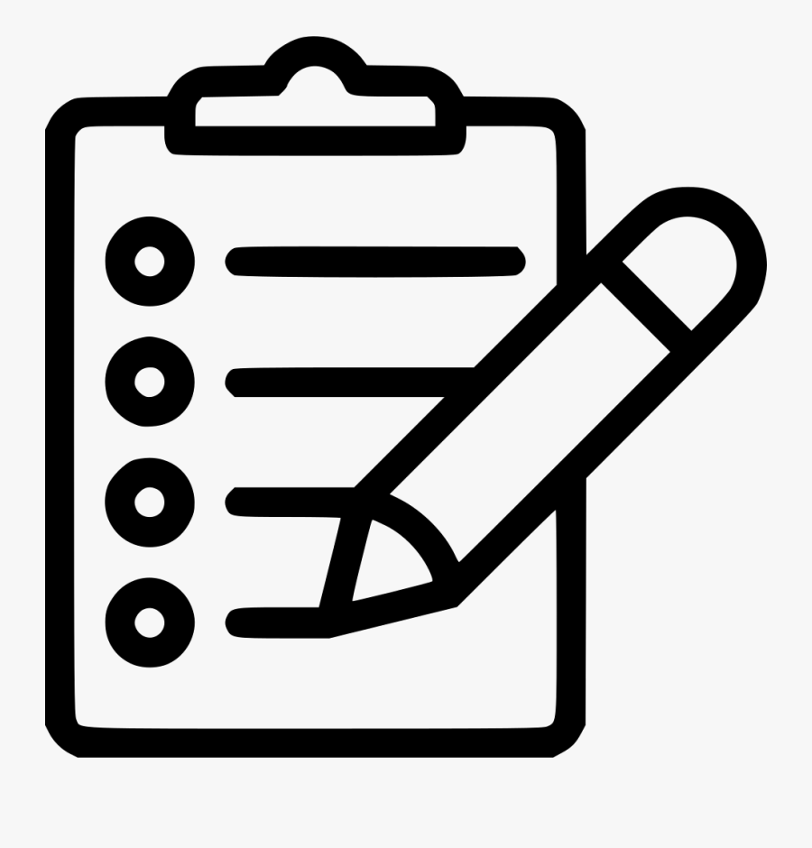 Download Image Black And White Svg Png Icon Free Clipboard And Pencil Icon Free Transparent Clipart Clipartkey