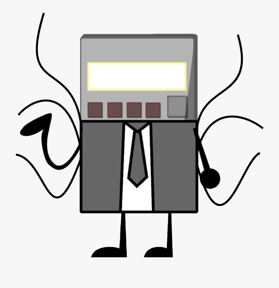 Calculator As A Slenderman Vector - Object Mayhem Calculator, Transparent Clipart