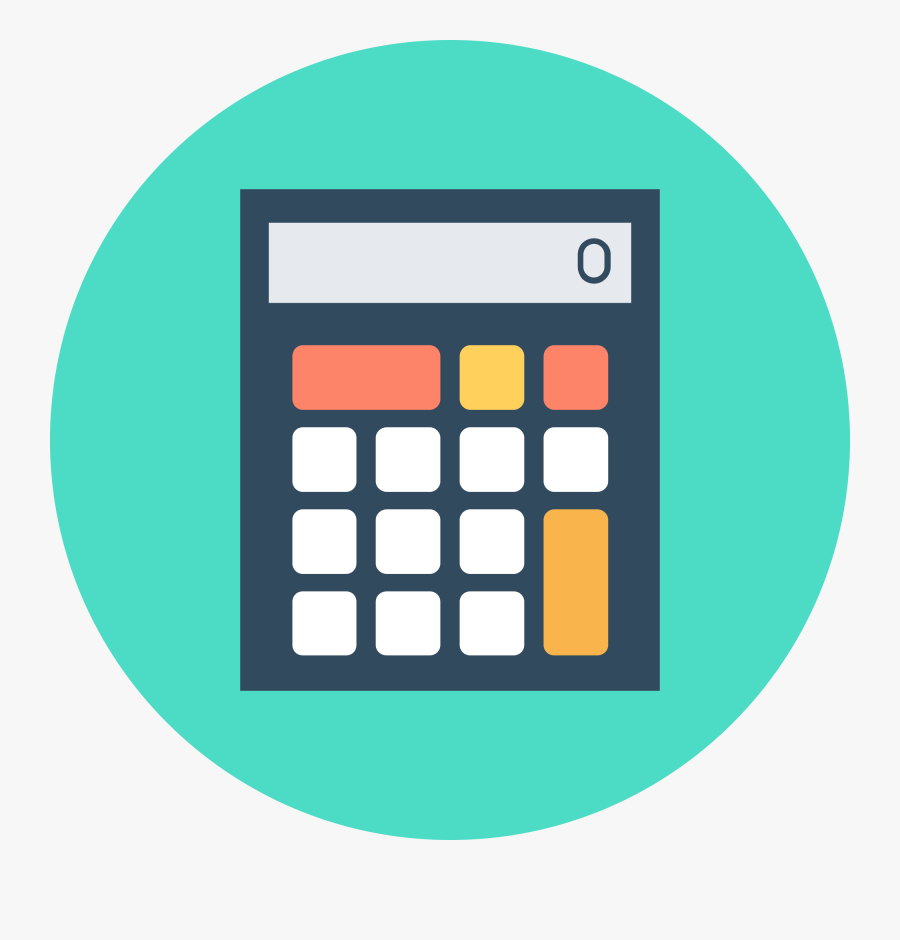 جدول التحويلات المتر - Calculator Icons, Transparent Clipart