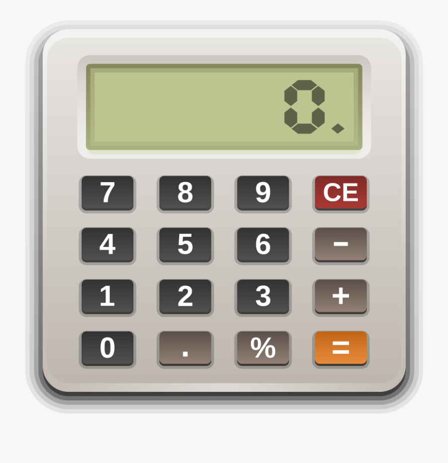 Calculator Svg, Transparent Clipart
