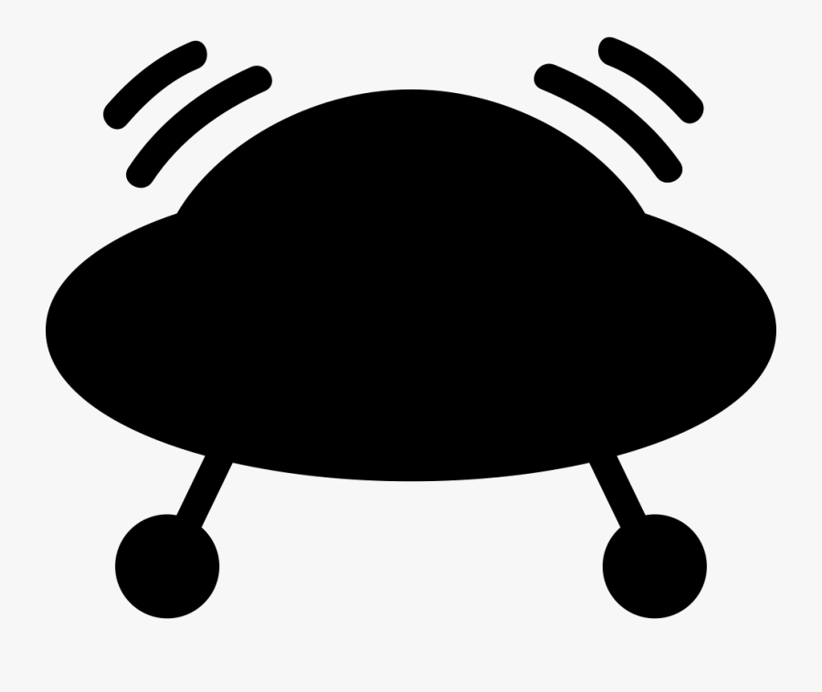 Silhouette Png Icon Free - Cartoon Ufo Silhouette Flying, Transparent Clipart