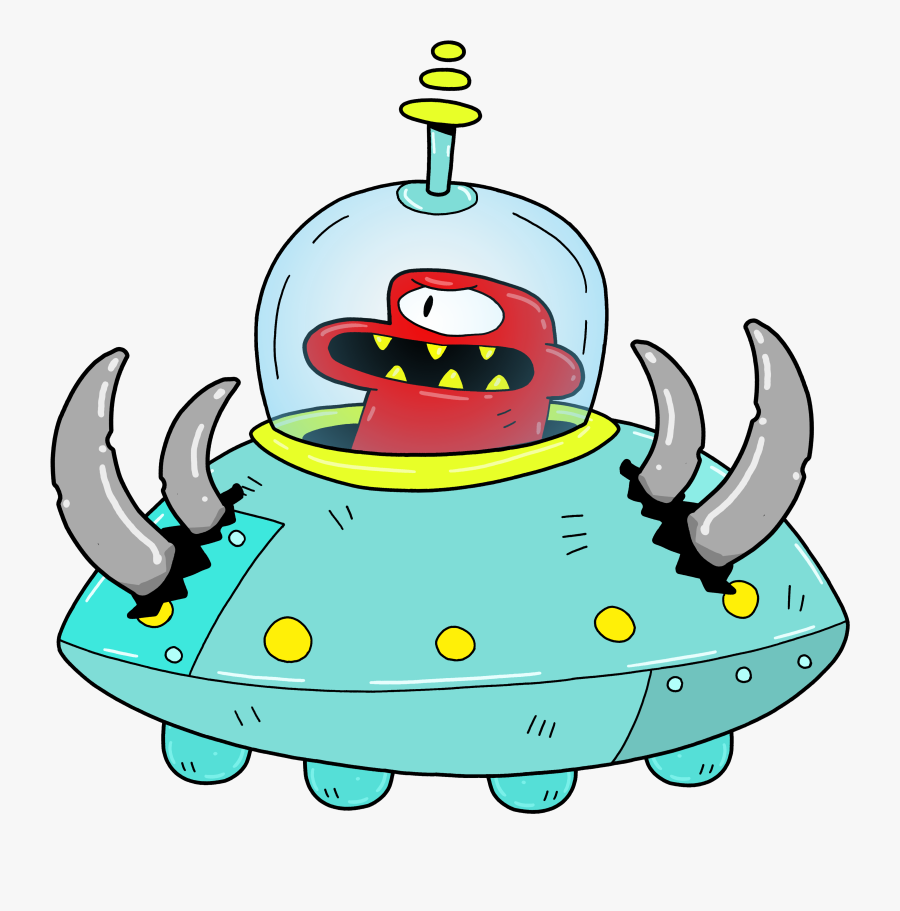 Barbarian Ufo, Flying Saucerus Barbarus Clipart , Png - Cartoon, Transparent Clipart
