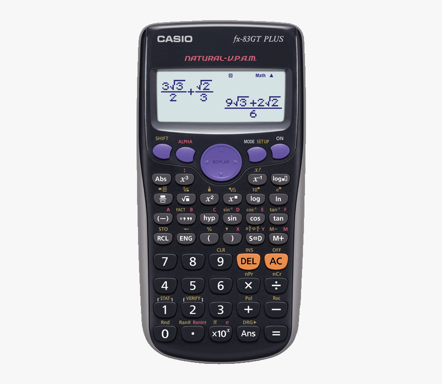 Scientific Calculator Transparent Background - Types Of Casio Calculators, Transparent Clipart
