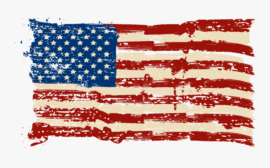 Best Hd American Distressed - American Flag Png Transparent, Transparent Clipart