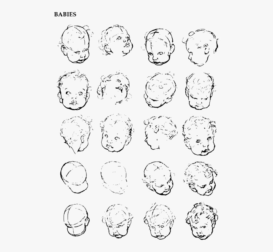 Fun Pencil Cliparts - Drawings Of Babies, Transparent Clipart