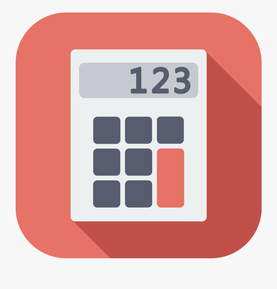 Icono Calculadora, Transparent Clipart