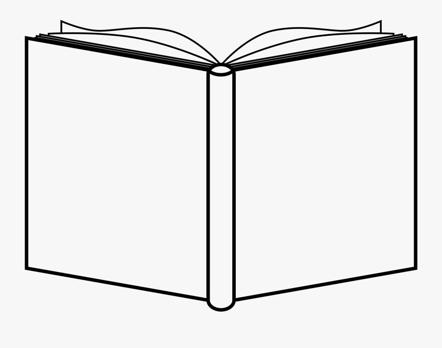 Book Outline - Gecce - Tackletarts - Co Jpg Royalty - Outline Of A Book Cover, Transparent Clipart