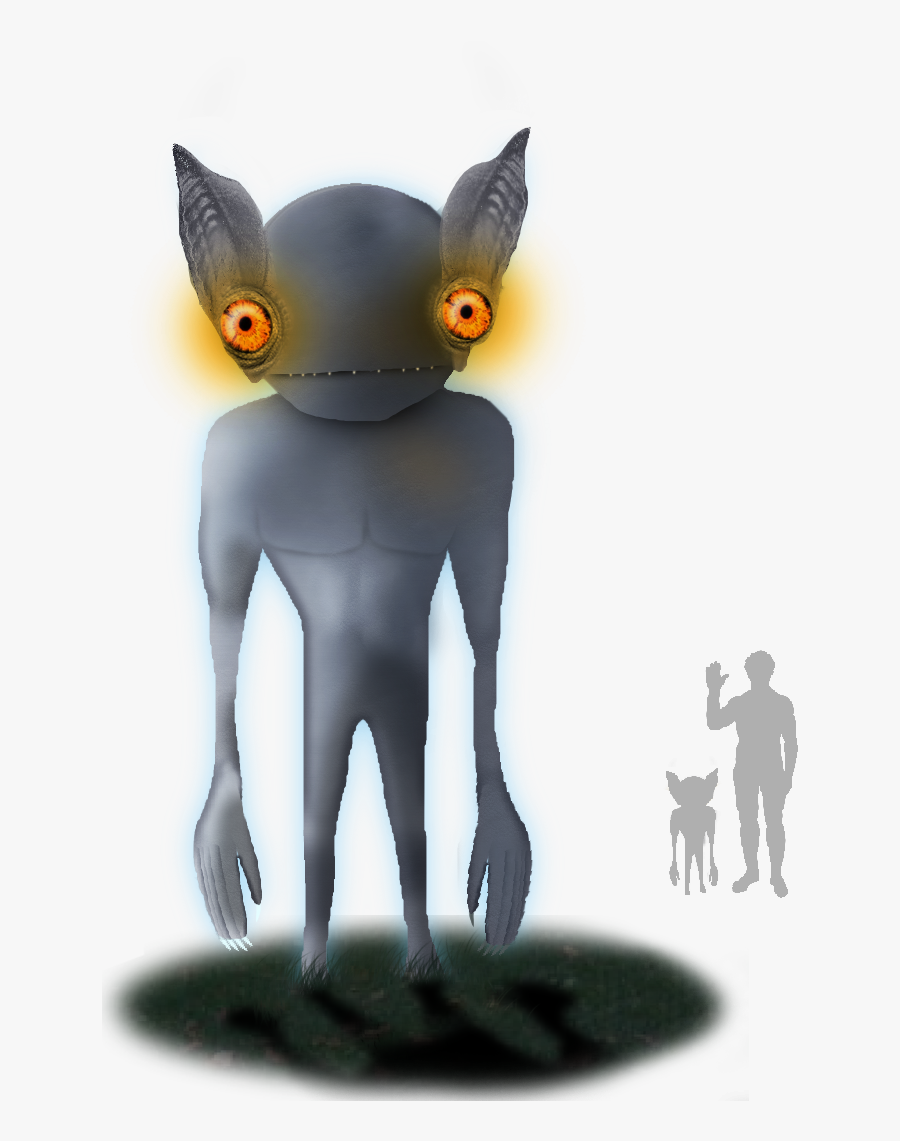 Ufo Clipart Space Man - Kelly Hopkinsville Goblin, Transparent Clipart