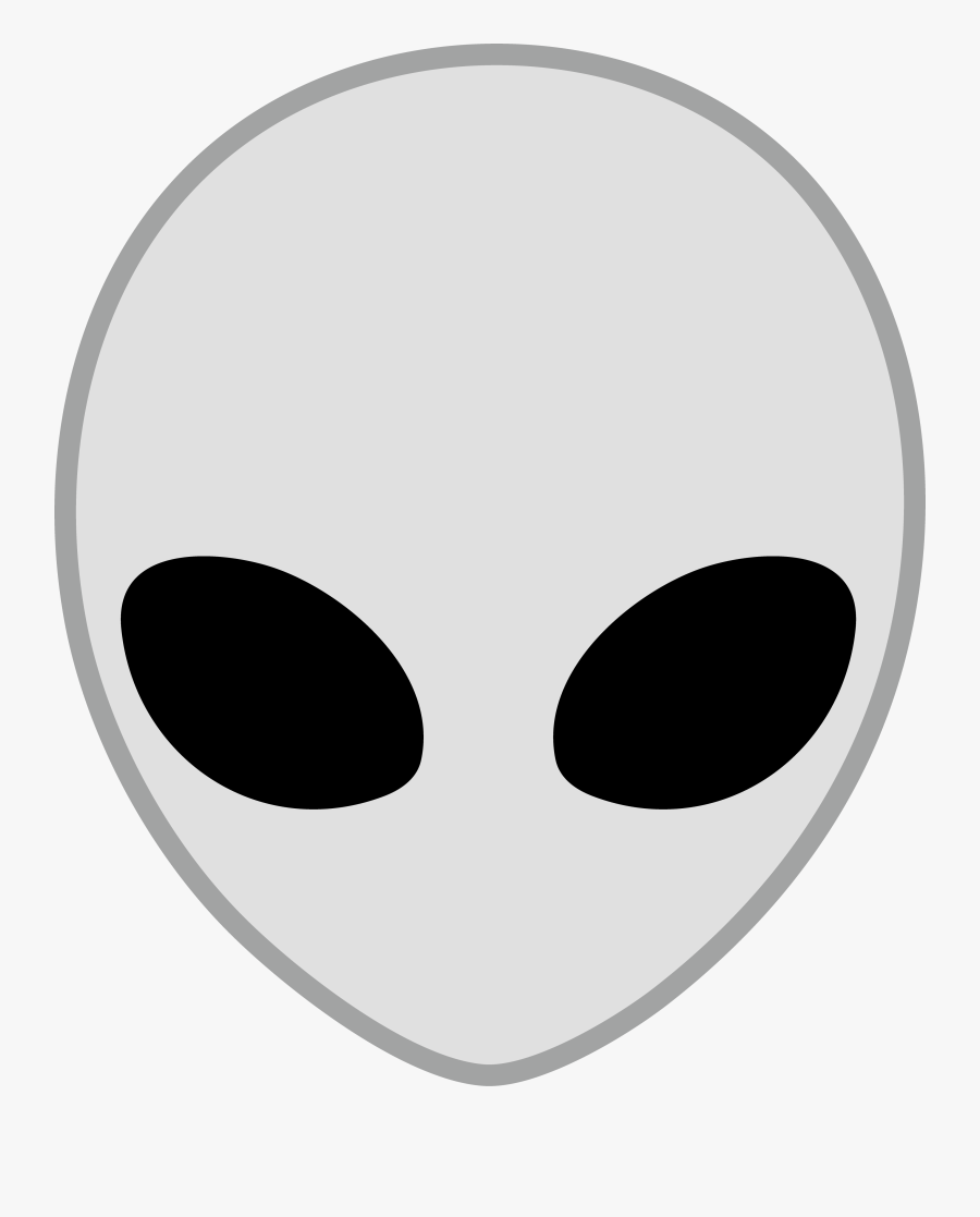 Alien Drawing Happy Grey - Alien Face Drawing Easy, Transparent Clipart