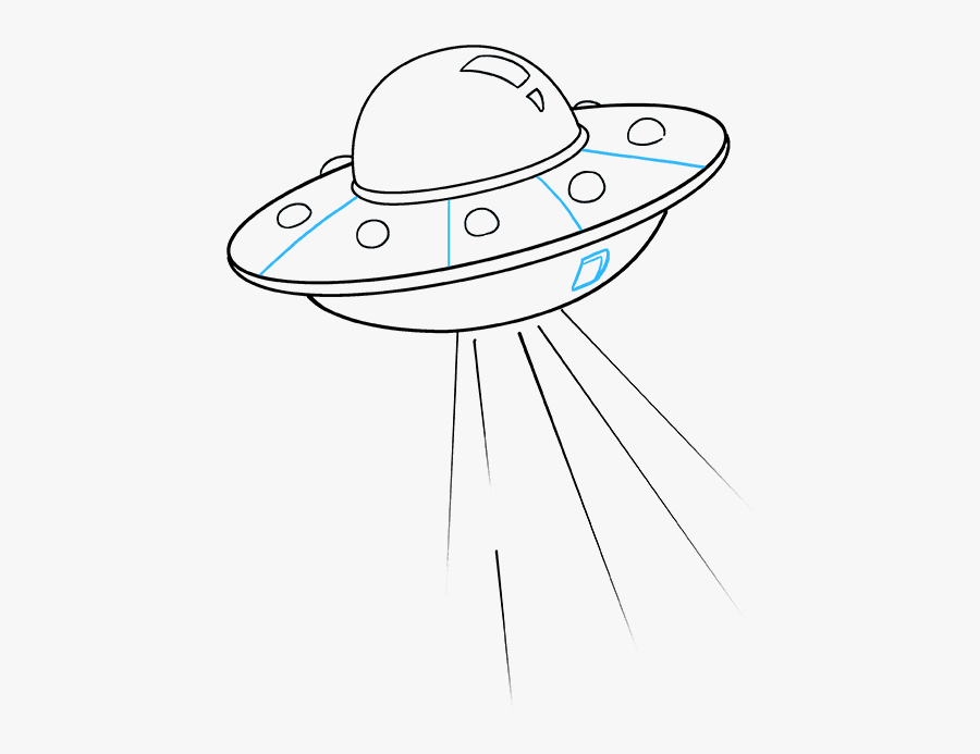 Ufo Drawing Easy, Transparent Clipart