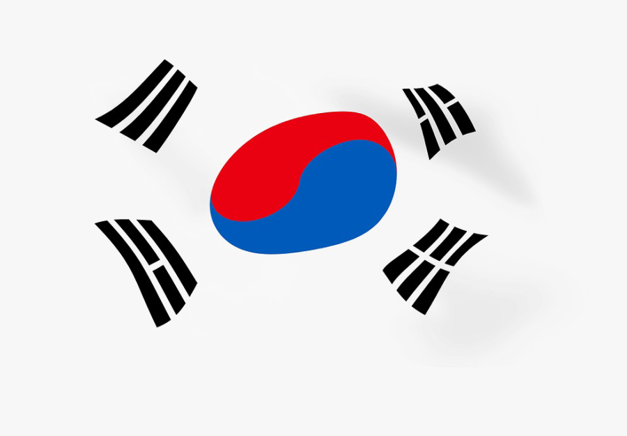Transparent Korean Clipart - South Korea Flag New Png, Transparent Clipart