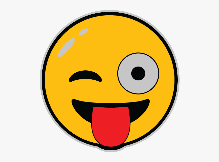 Silly Face Emoji Clipart , Png Download - Smiley, Transparent Clipart