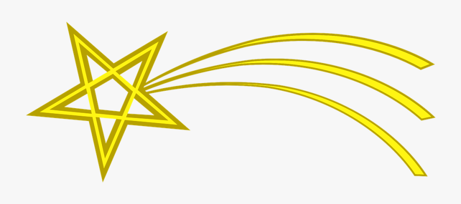 Shooting Star Transparent Background Christmas Png - Shooting Star Transparent Background, Transparent Clipart