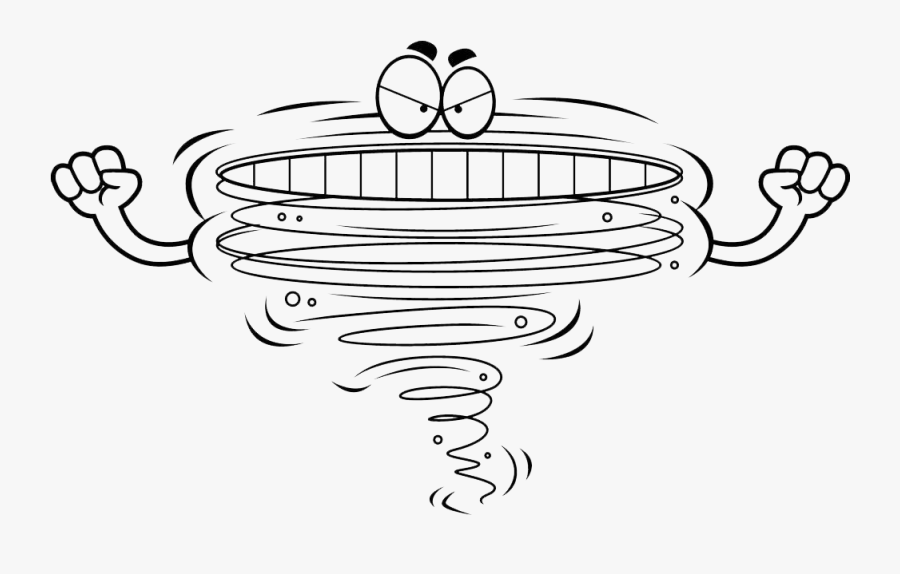Tasmanian Devil Tornado Cartoon Royalty - Cartoon Image Tasmanian Devil, Transparent Clipart