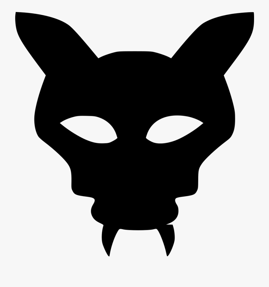 Devil Vampire Mask Bat - Cartoon, Transparent Clipart