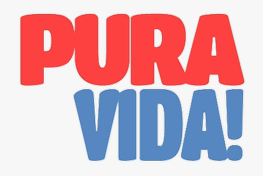 #puravida #puravidamae #costaricapuravida #costarica - Electric Blue, Transparent Clipart