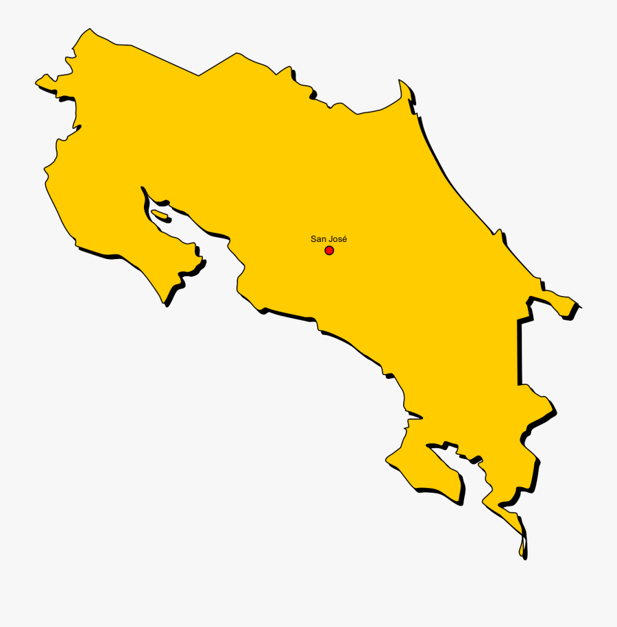 Dibujo País Costa Rica, Transparent Clipart