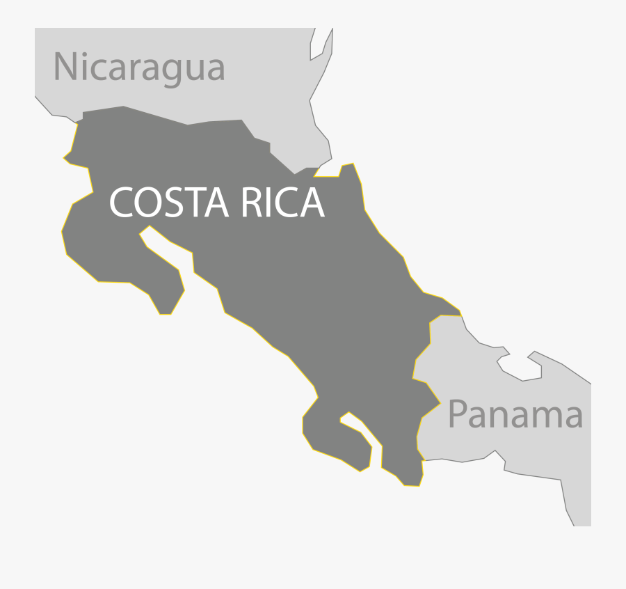 Costa Rica Wereldkaart, Transparent Clipart