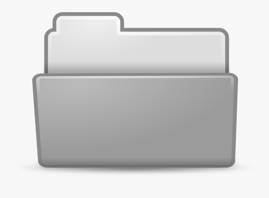 Transparent Open Icon Gray, Transparent Clipart