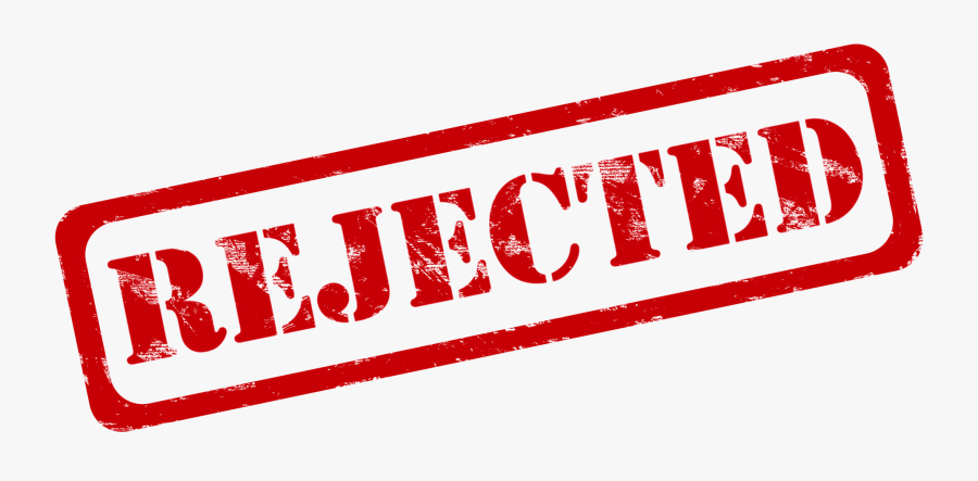 Download Rejected Stamp Png - Rejected Png, Transparent Clipart