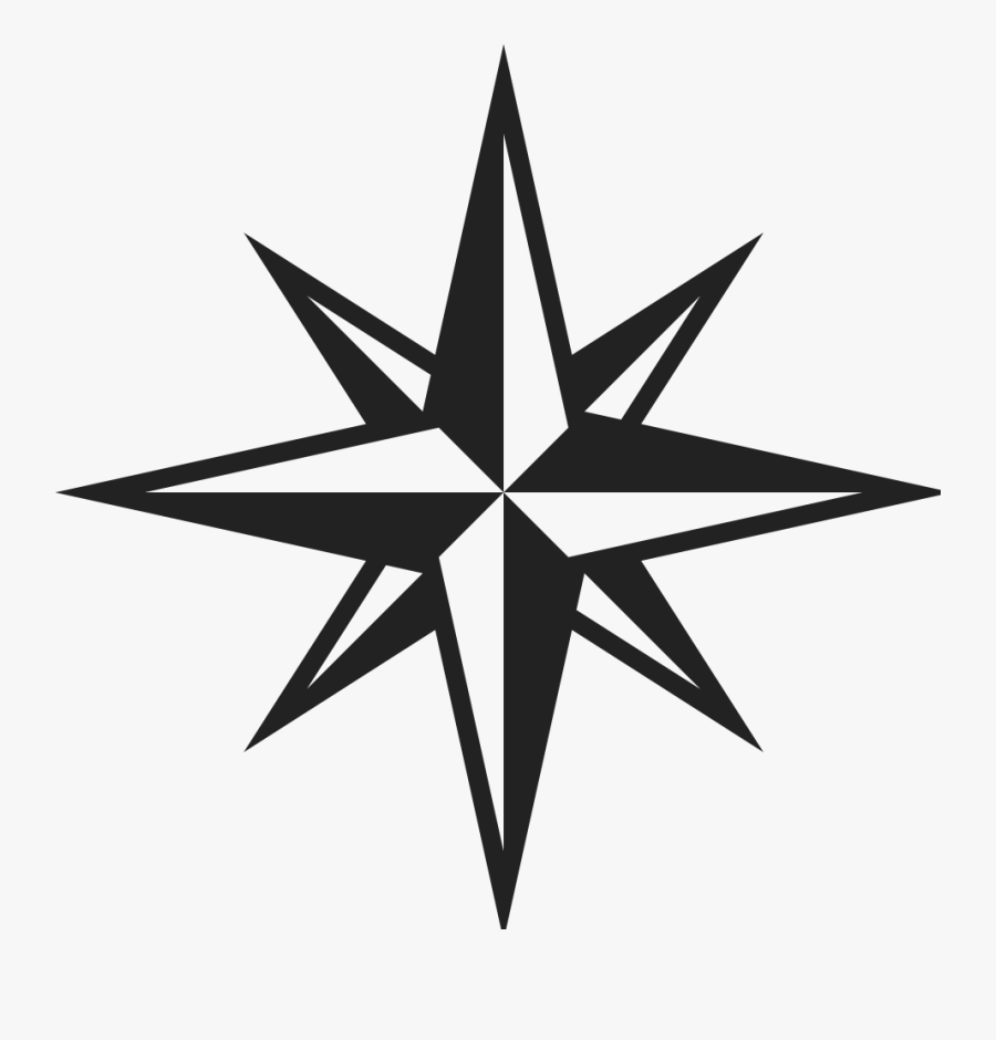 Compass Rose, Transparent Clipart