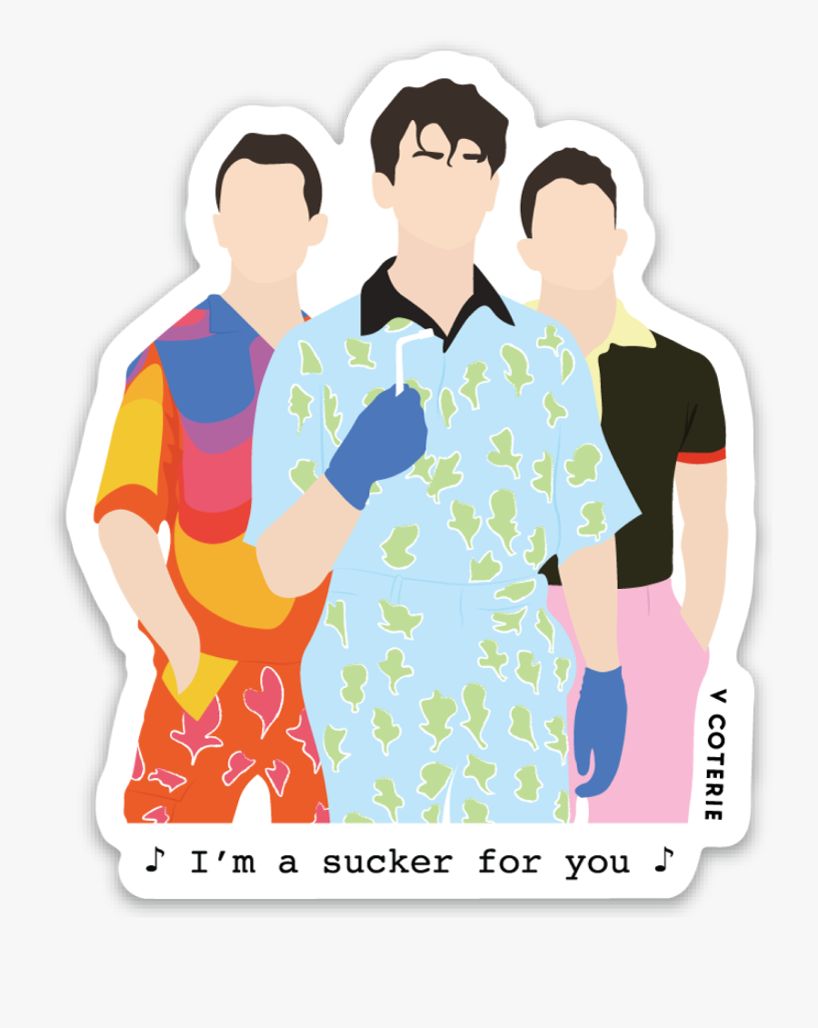 Jonas Sticker Prod Photo-01 - Jonas Brothers Stickers, Transparent Clipart
