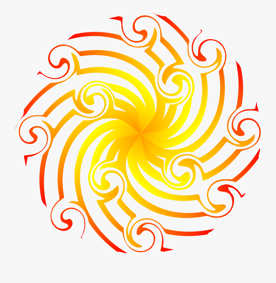 Espiral Amarela Png, Transparent Clipart
